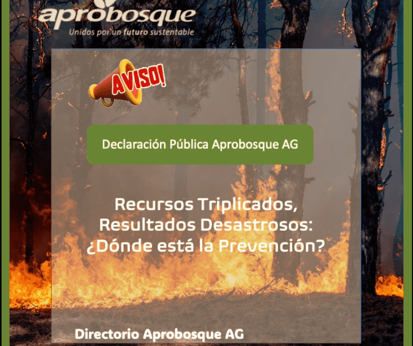 Declaración Aprobosque, Incendios Forestales Ñuble-Bío Bío